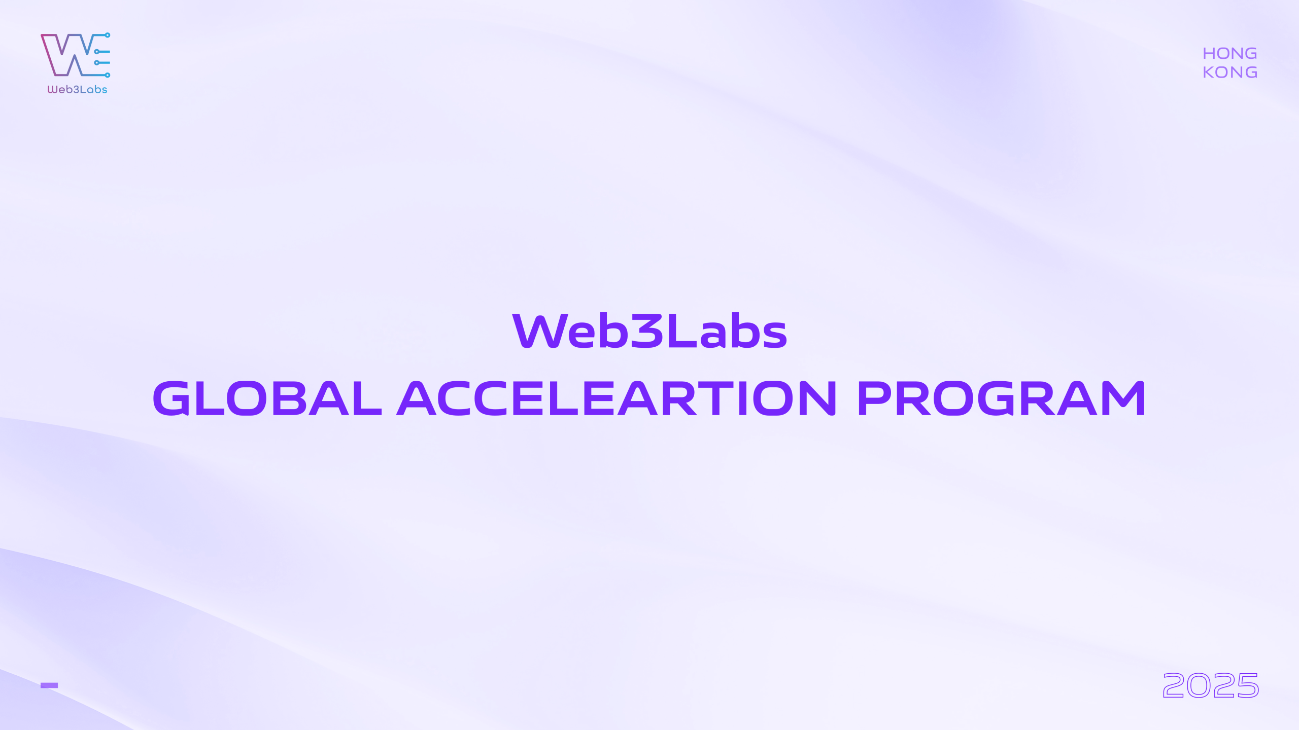 Web3Labs Global acceleartion program